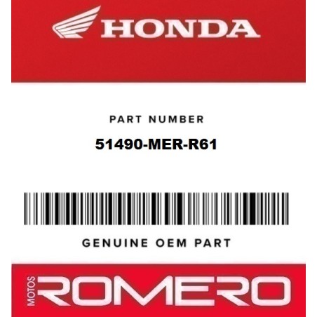 JUEGO DE RETEN Y GUARDAPOLVO DE HORQUILLA ORIGINAL HONDA REF: 51490-MER-R61 | Honda