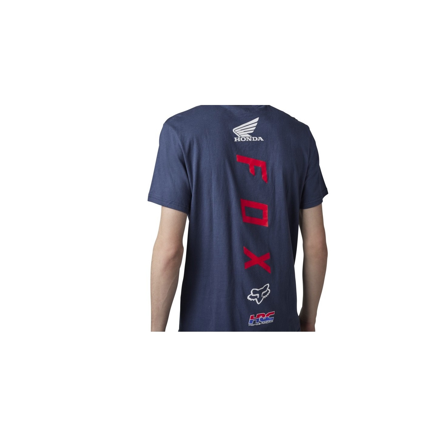 CAMISETA FOX X HONDA AZUL | Camisetas de Moto