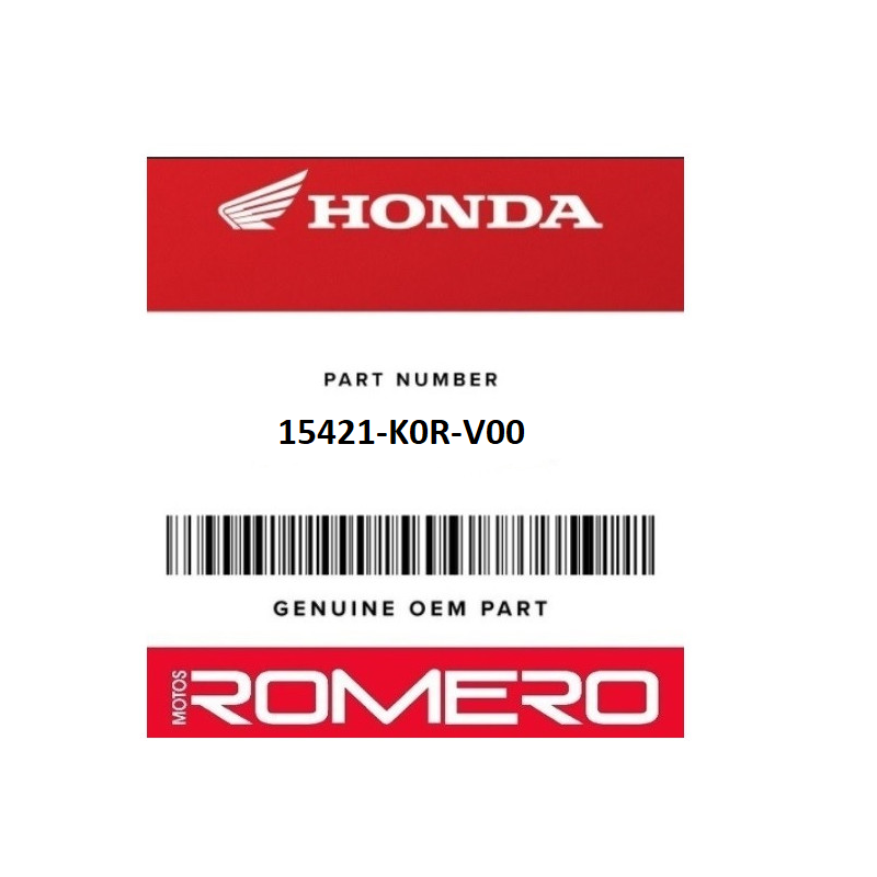 TAMIZ HONDA ORIGINAL REF: 15421-K0R-V00 | Honda