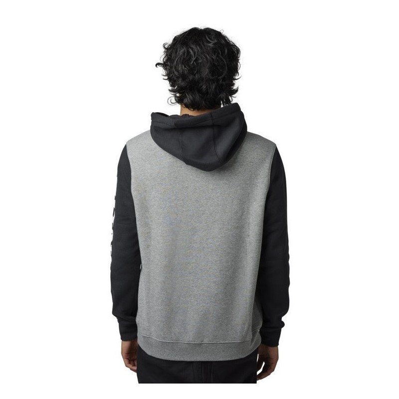 SUDADERA CON CAPUCHA FOX X HONDA GRIS NEGRA | Sudaderas Casual