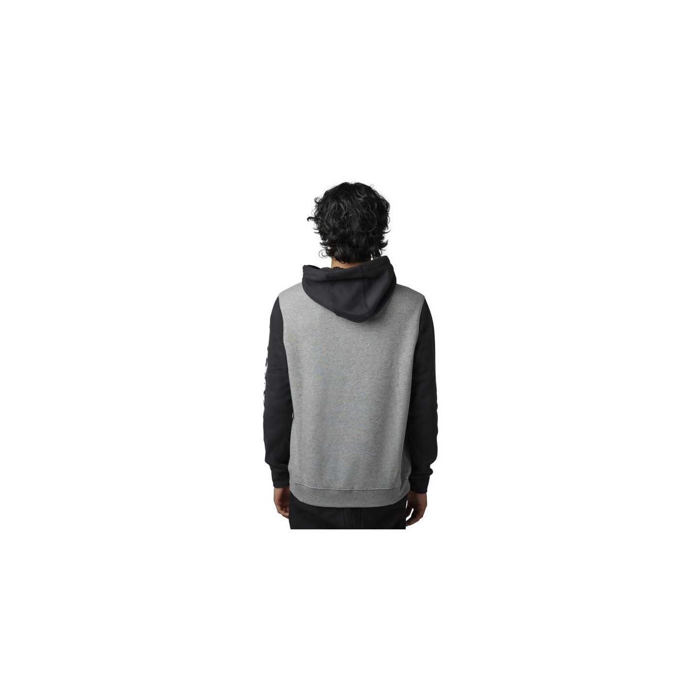 SUDADERA CON CAPUCHA FOX X HONDA GRIS NEGRA | Sudaderas Casual