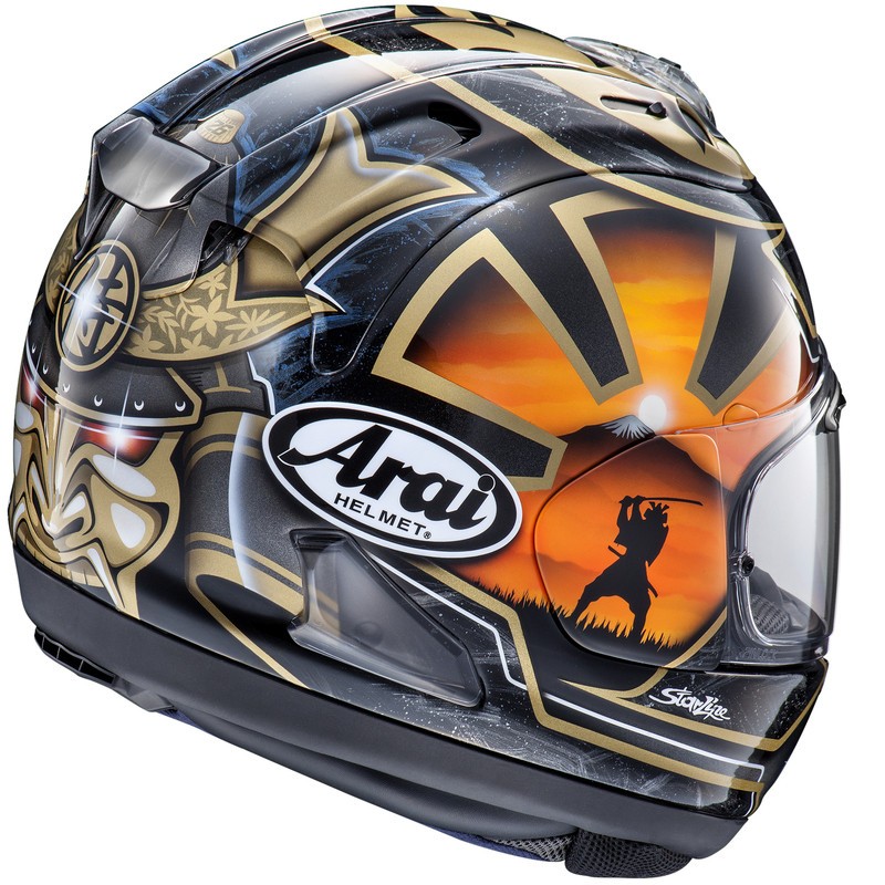 CASCO ARAI RX-7V EVO PEDROSA SPIRIT ORO | Cascos de Moto
