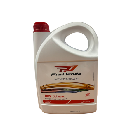 Aceite de Motor Honda 10W30 JASO-MA 4T 4L | Rendimiento y Protección Superior
