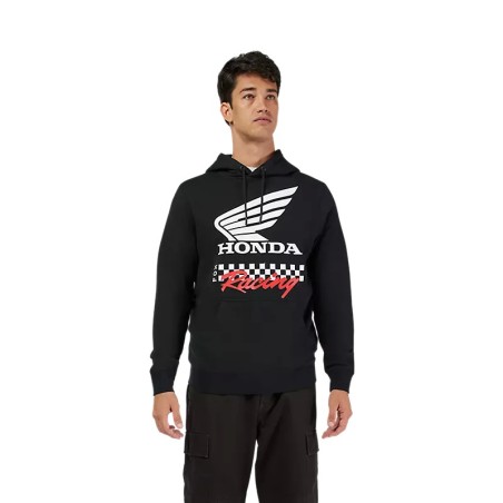 Sudadera Fox Honda Negra con Capucha | Ropa Oficial Motocross