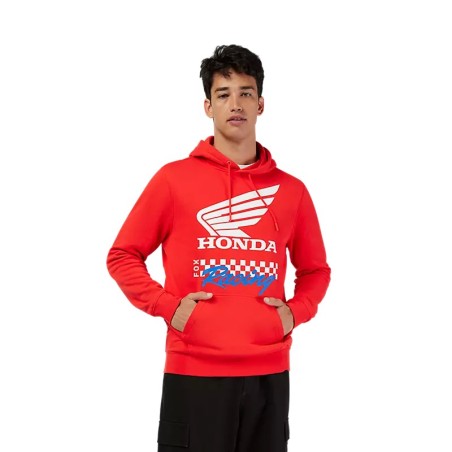 Sudadera Fox Honda Roja con Capucha | Ropa Oficial Motocross