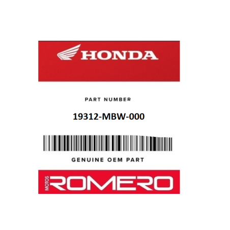 EMPACADURA, CAJA TERMOSTATO HONDA ORIGINAL REF: 19312-MBW-000 | Honda