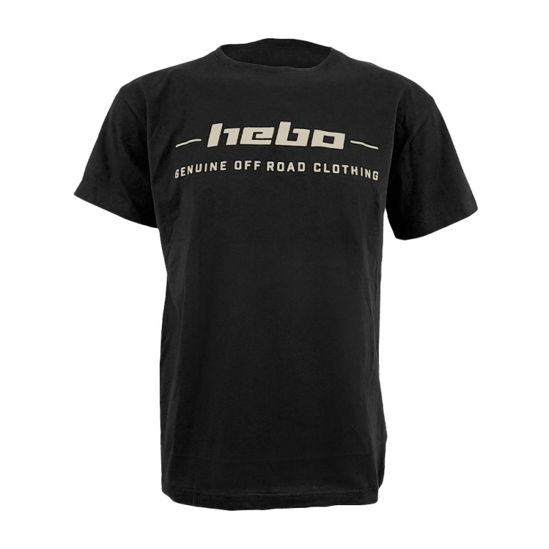 CAMISETA CASUAL WEAR HEBO NEGRA | Camisetas Casual